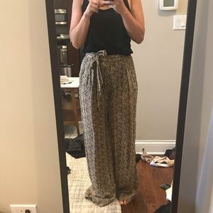 Floral high waisted pants!